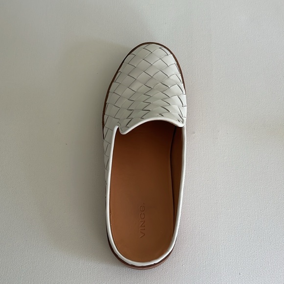 Vince Canella Woven Leather Mules - Picture 7 of 11